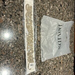 Wedding dress sash/belt.